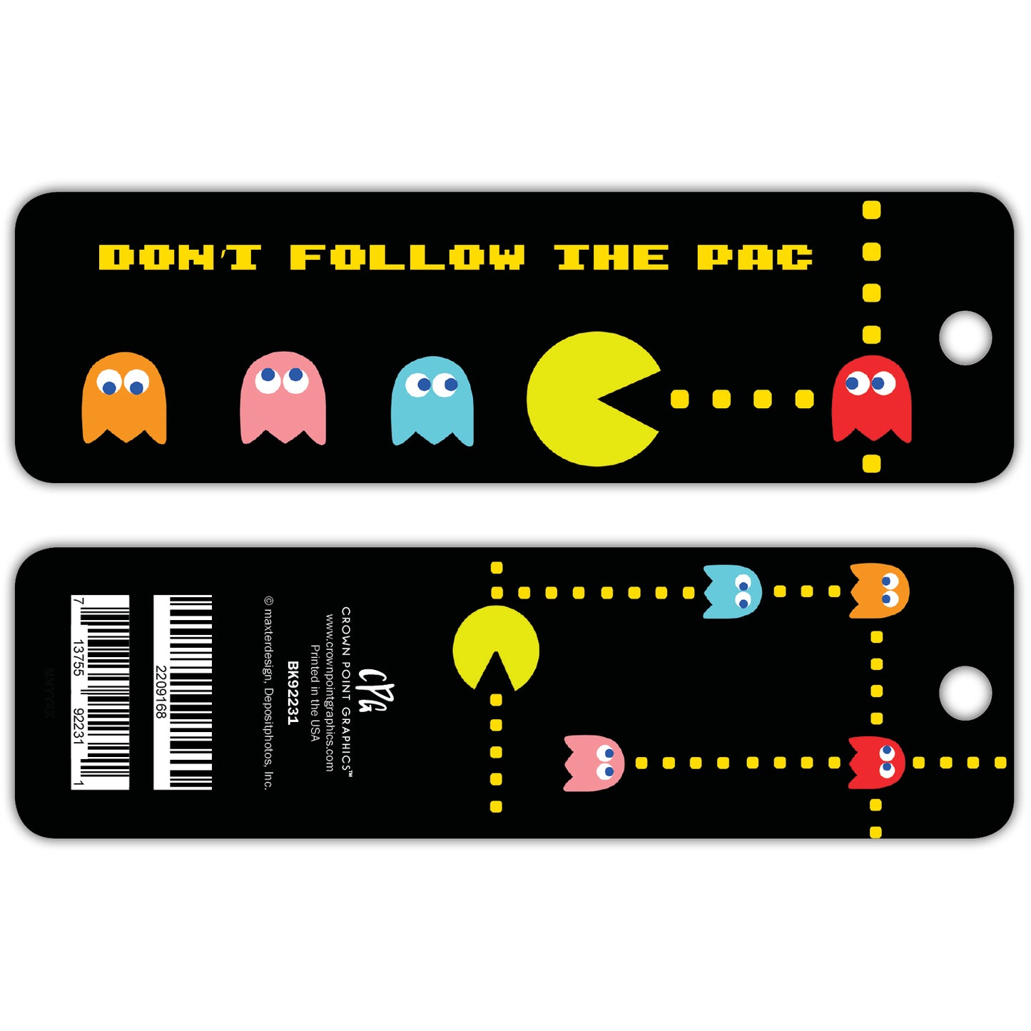 Don't Follow the Pac -bookmark