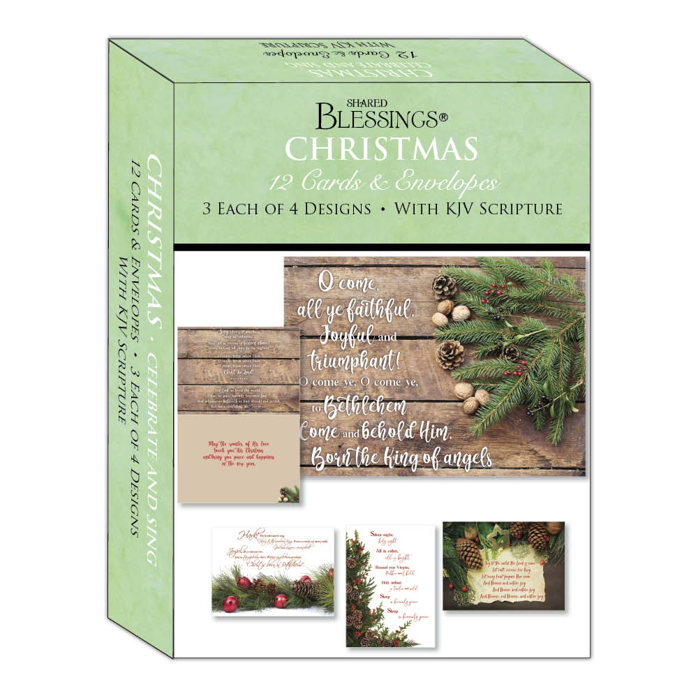Boxed Christmas Cards - Celebrate and Sing