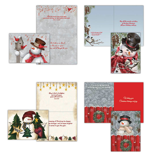 Boxed Christmas Cards - Snowman and Friends
