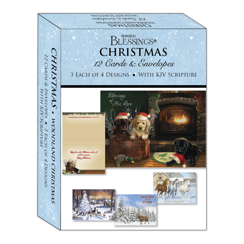 Boxed Christmas Cards - Woodland Christmas