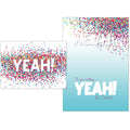 Confetti Happy Birthday - Individual Birthday Card
