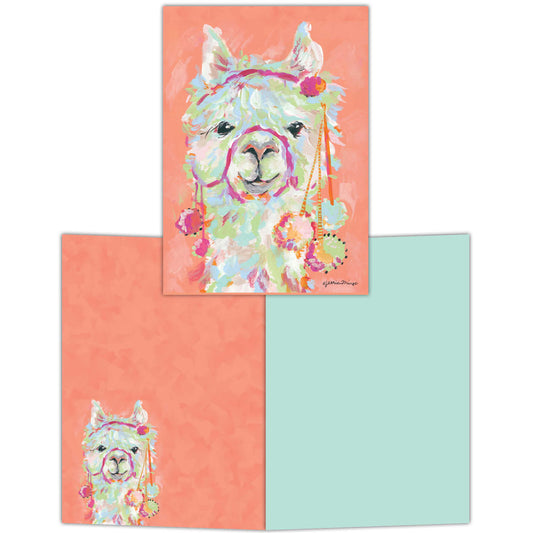 Llama Love - Boxed Note Cards, Box of 12