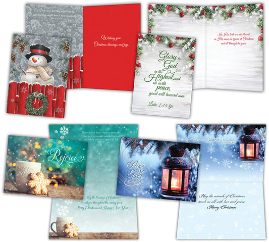 Glory to God - Large Christmas Card Boxed Assortment with KJV Scripture