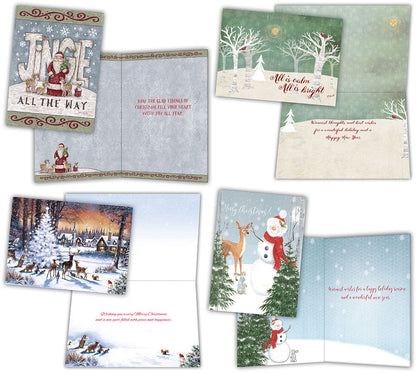 Jingle and Joy - Large Boxed Christmas Card Assortment – Crown