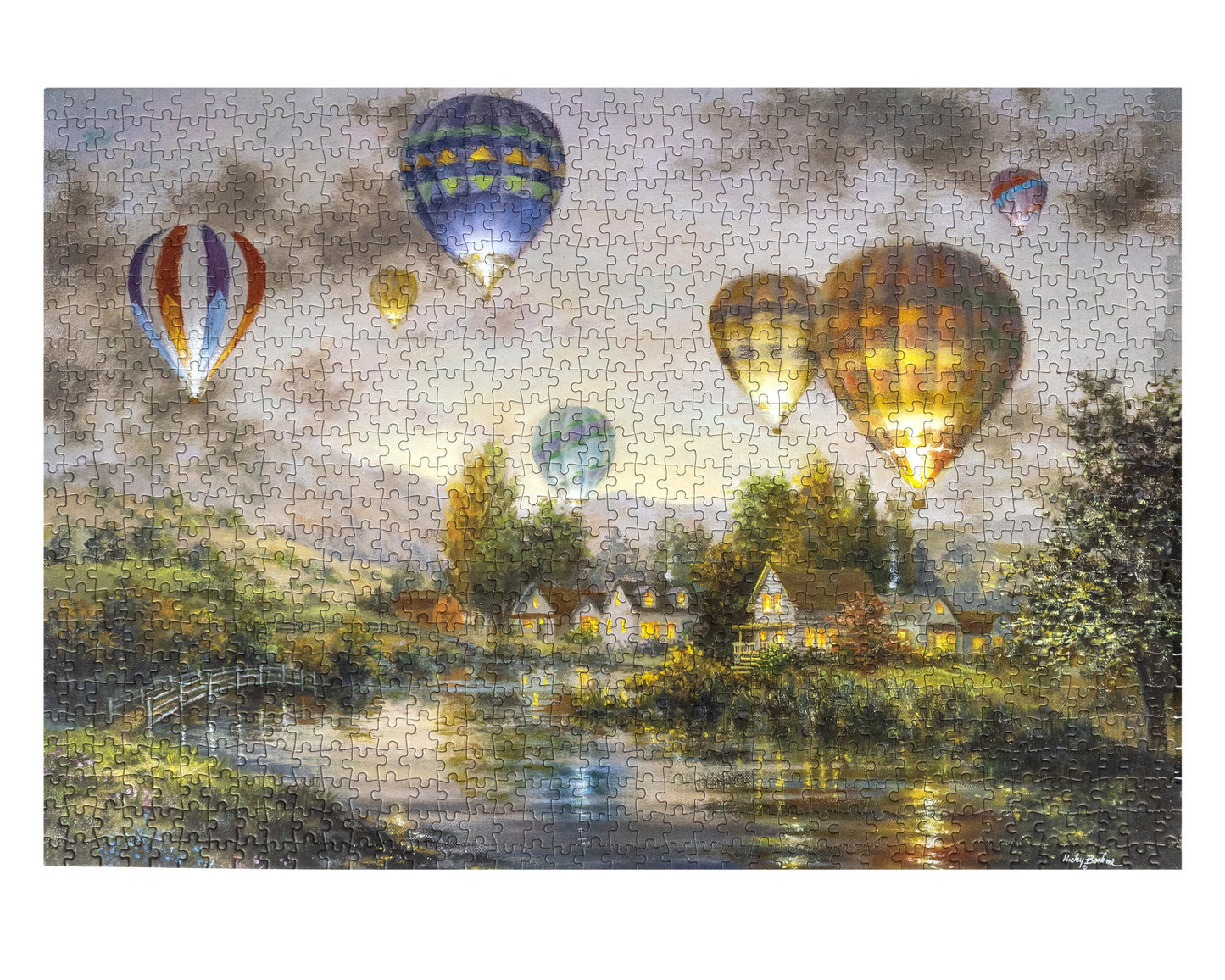 Balloon Glow - 1000 Piece Jigsaw Puzzle