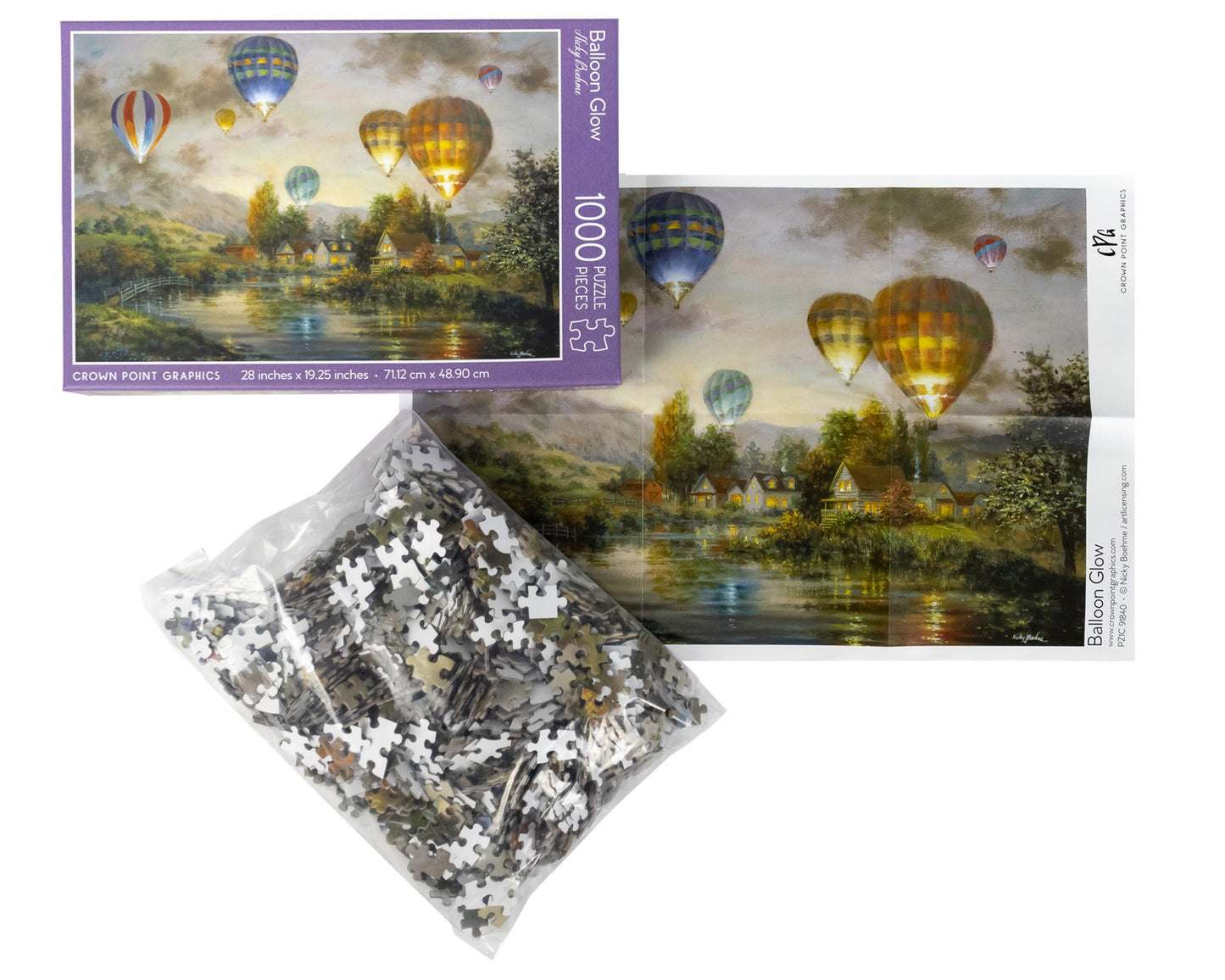 Balloon Glow - 1000 Piece Jigsaw Puzzle