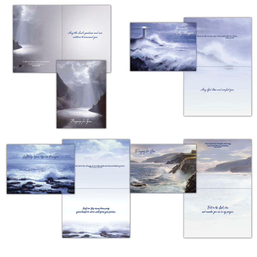 Christian Praying for You Cards by Shared Blessings - Life Journeys 12 Boxed Greeting Cards
