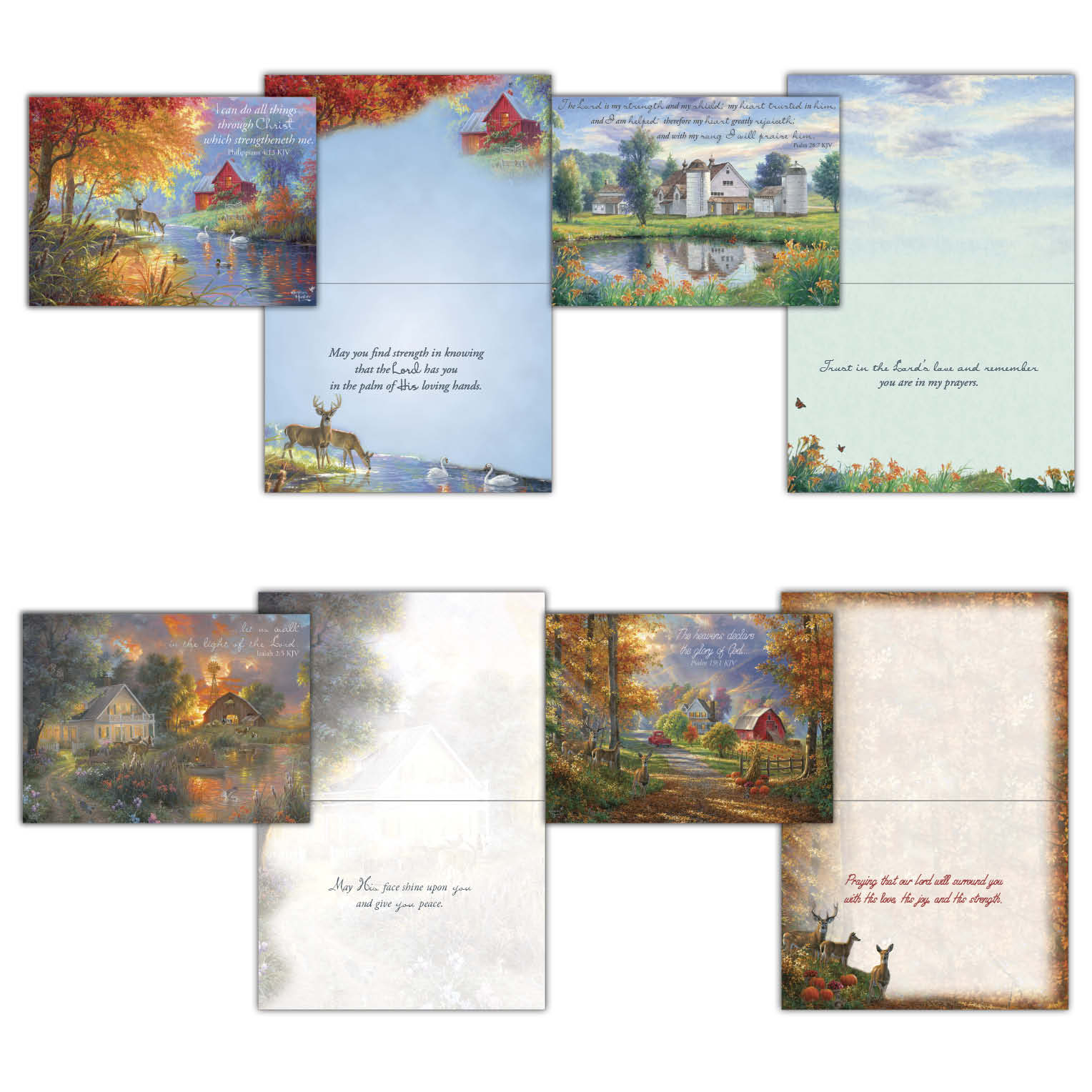 Seasons  - Boxed Ecouragement Cards, Box of 12