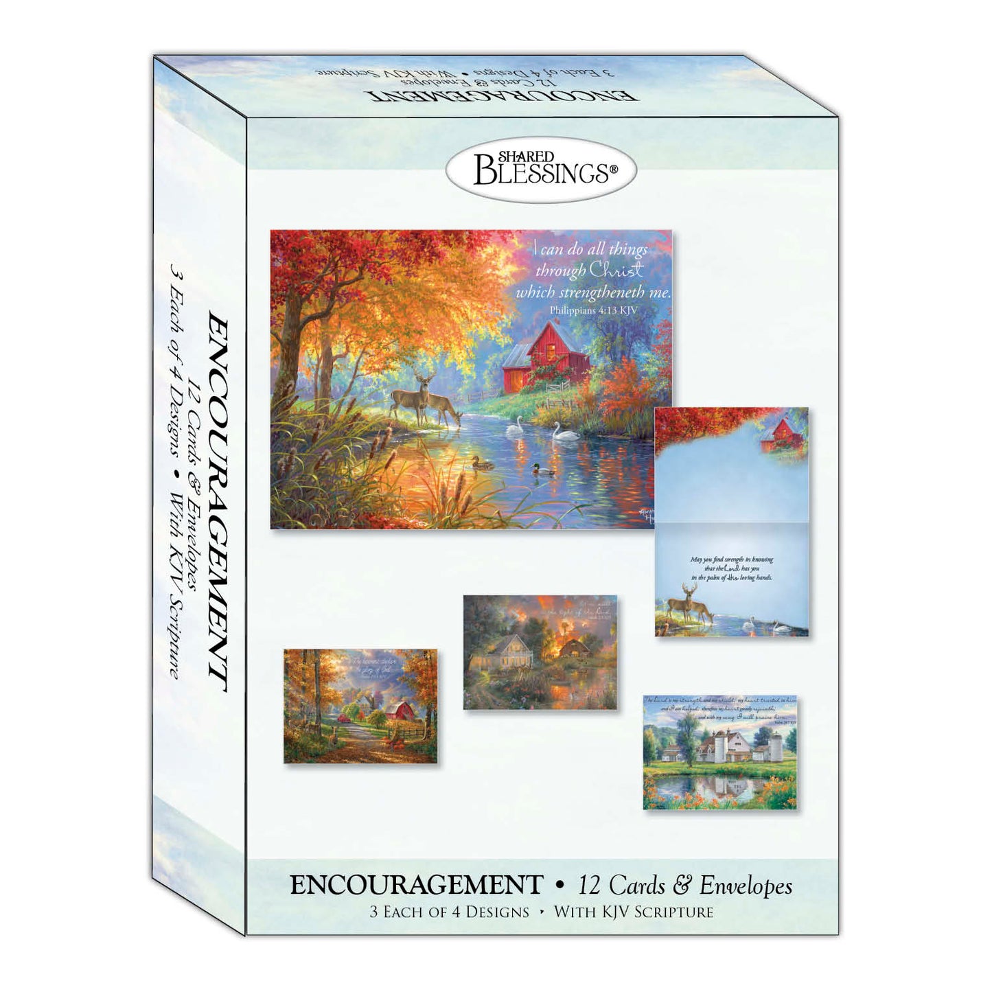 Seasons  - Boxed Ecouragement Cards, Box of 12