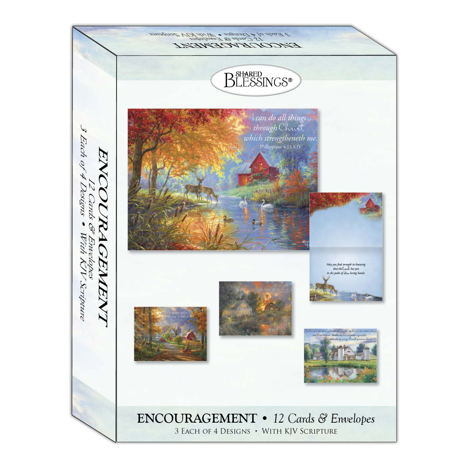 Seasons  - Boxed Ecouragement Cards, Box of 12