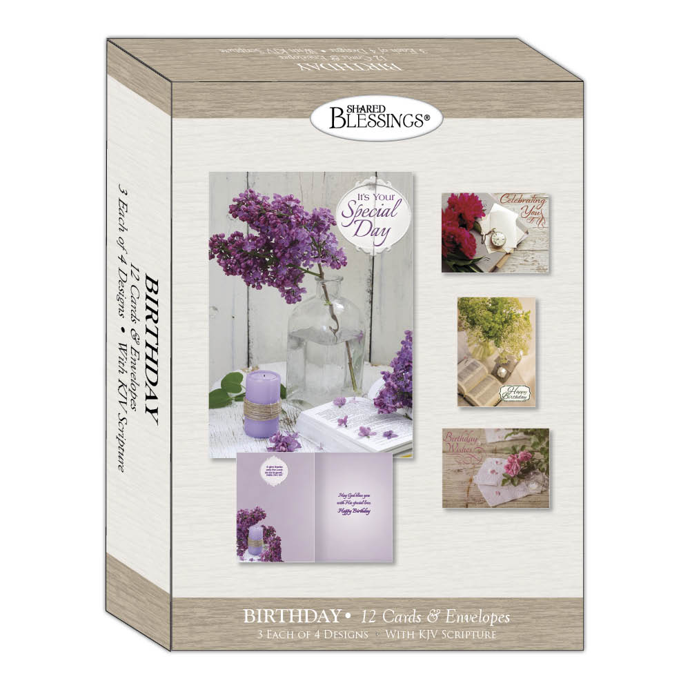 Floral Moments - Boxed Assortment Birthday Cards