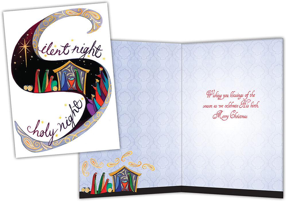 Silent Night - Special Finish Boxed Christmas Cards