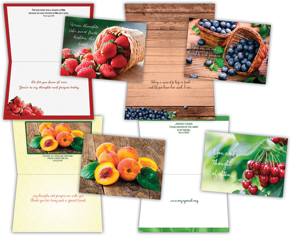 Thinking of You - Fruitful Blessings - Assorted Thinking of You Cards, Box of 12